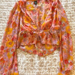 Wild Fable Multicolor Floral Blouse
